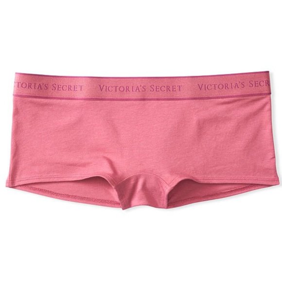 VS XXL Logo Waist Boyshort Lady Pink NWT - Picture 12 of 14